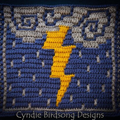 Lightning Crashes! Overlay Mosaic Square