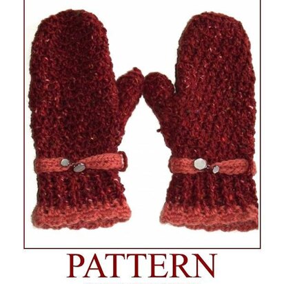 Crochet Mittens TWEED