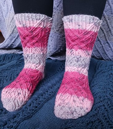 Raspberry Socks
