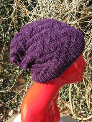 Zig Zag Slouch Hat