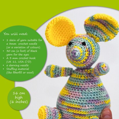Mouse crochet pattern for the cutest handmade gift