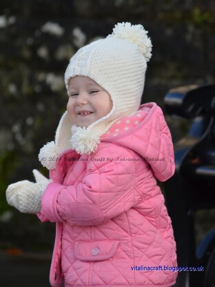 Frosty Morning Hat, Cowl and Mittens Set