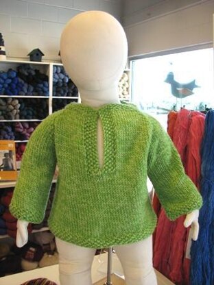 Learn to Knit a Raglan Sweater - Toddler Tunic