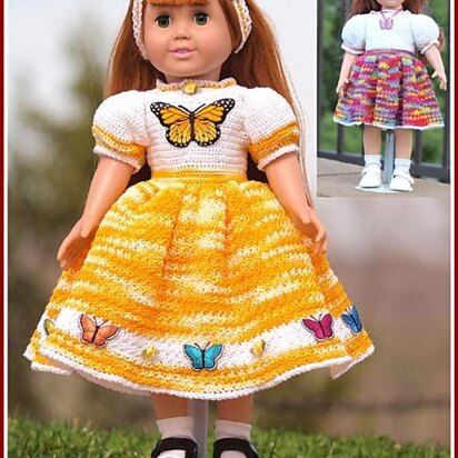 Becca Loves Butterflies for 18" Dolls