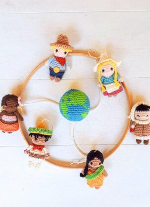 It's a small world baby mobile