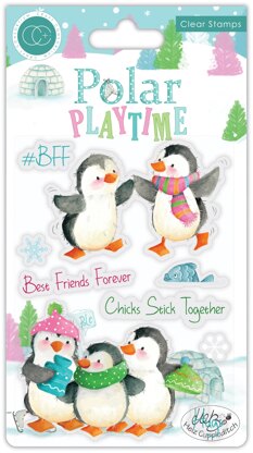 Craft Consortium A5 Clear Stamps - BFF, Polar Playtime