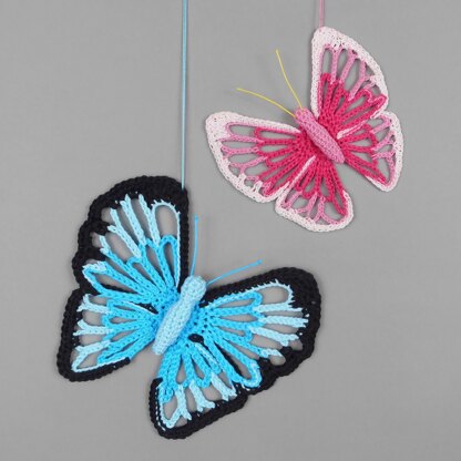 Colorful large butterfly door decor for spring & summer