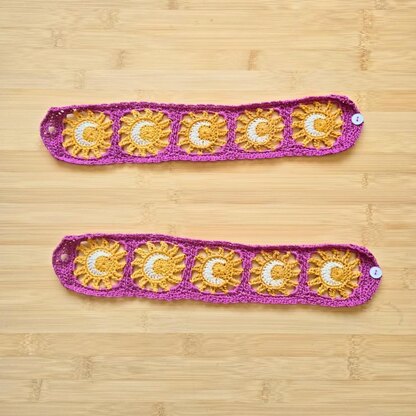Sun and Moon Curtain Ties