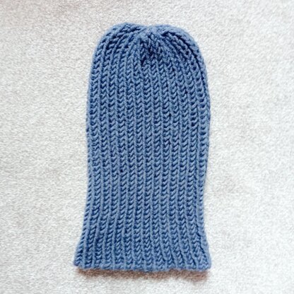 Double Denim Beanie