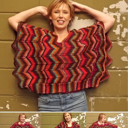 2-Way Zig Zag Poncho 205