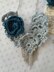 Snow Queen Rose Necklace and Earrings