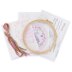 Un Chat Dans L'Aiguille Violette the Puss Contemporary Embroidery Kit