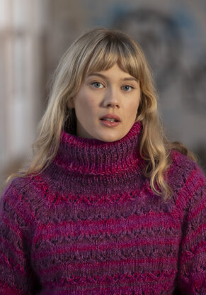 Gloria Sweater in Viking of Norway Nordlys and Kid Silk - UK-2205-5 - Downloadable PDF