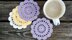 Sweet Orchid Coaster Written Pattern