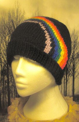 RAINBOW BEANIE HAT