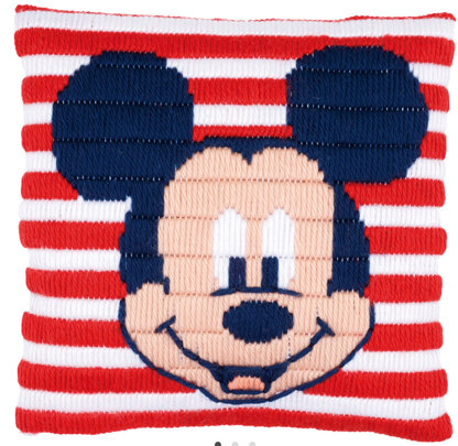 Vervaco Disney - Mickey Mouse Long Stitch Cushion Kit - Multi