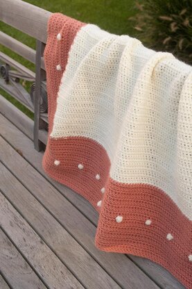 Polka Dots Edge Blanket