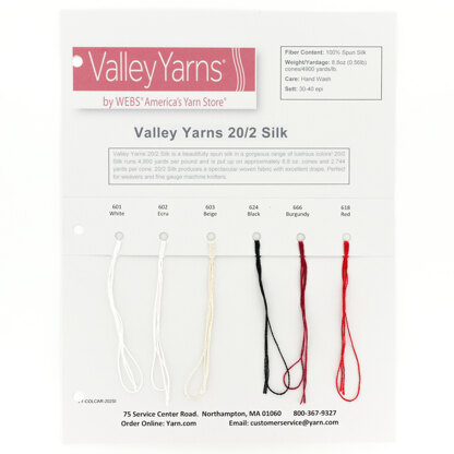 Valley Yarns 20/2 Silk