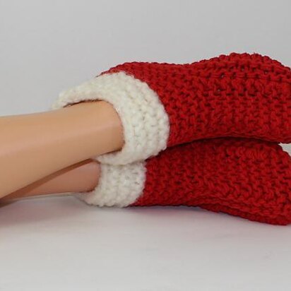 Christmas Super Chunky Slipper Boots