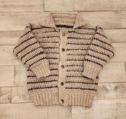 Boys' Pinstripe Sweater