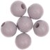 Rico Design Macramé Beads Wood Light Grey 6 Pcs - 95x100x30mm