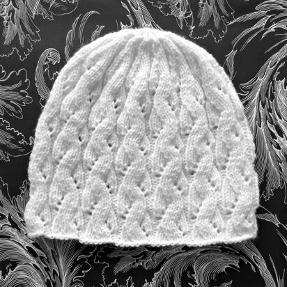Sheltering Tree Hat - knitting pattern
