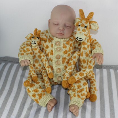 Cute Mother and Baby Giraffe Toys