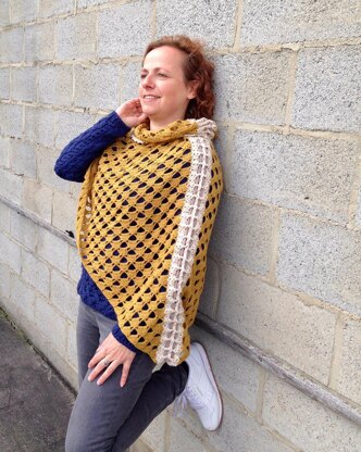 Ans Poncho-Shawl-Cowl