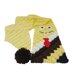 Yellow Brown Cartoon Scarf C2C