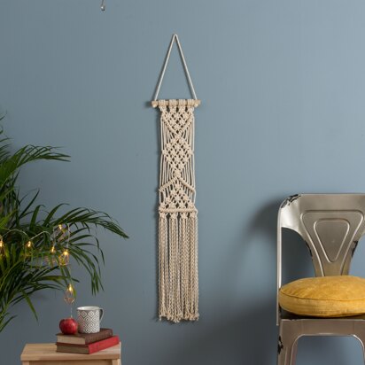 Wool Couture Lottie Lou Macrame Wall Hanging DIY Macrame Kit