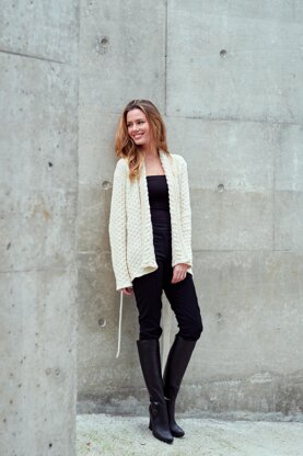 Check Cable Cardigan