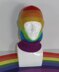 Rainbow 4Ply Balaclava Circular