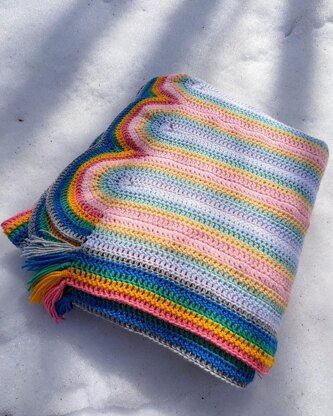 Rainbow Reflection Blanket