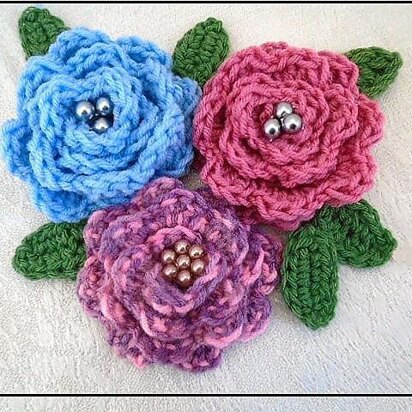 Japanese Crochet Book Best Selection Request Edition Crochet Flower Corsage  PDF 