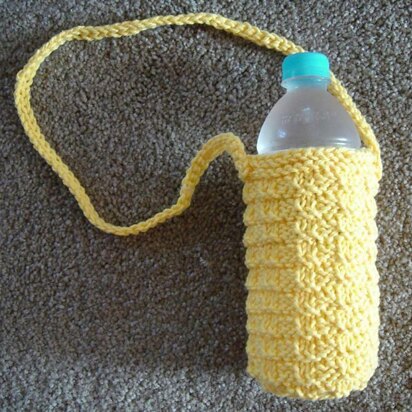 Quick Knit Water Bottle Holder