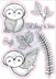 Craft Consortium A5 Clear Stamps - Olivia The Owl