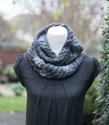 Grey Marl infinity scarf
