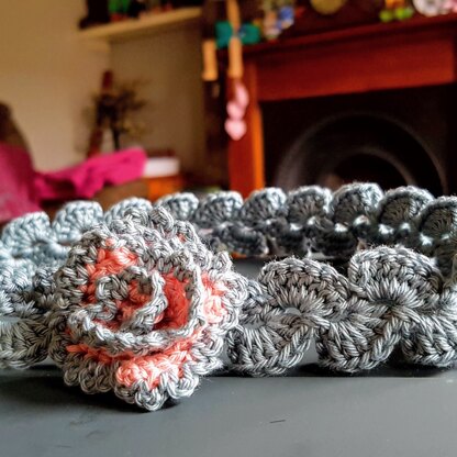 Centifolia Rose Headband