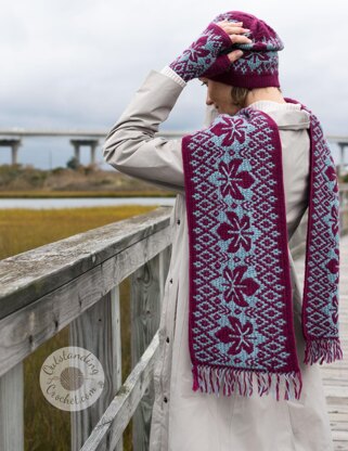 Star Leaf Mosaic Scarf