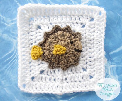 Puffer Fish Granny Square