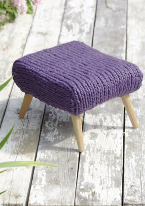 Rug and Stool Cover in Sirdar Gorgeous - 7965 - Downloadable PDF