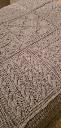 Ground from above Afghan blanket (complete)