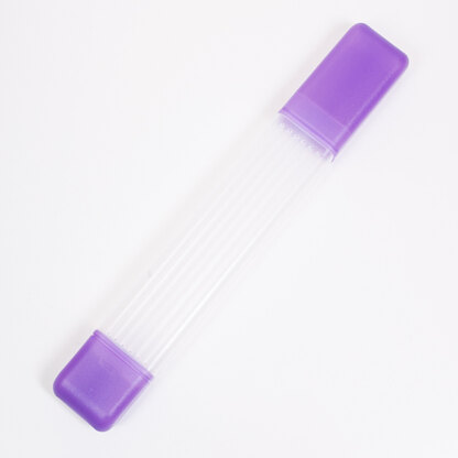 Clover Knitting Needle Tube Case - Purple