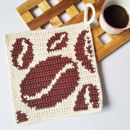 Coffee Beans Potholder