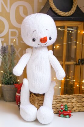 Knitting Snowman Toy Pattern