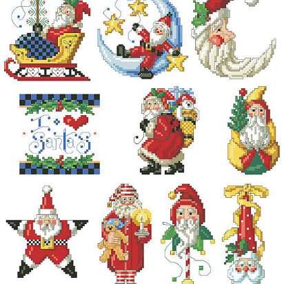 I Love Santa Ornaments - PDF