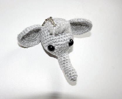 Crochet pattern elephant keychain!