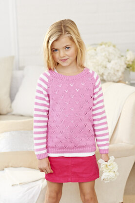 Girls' Sweaters in Stylecraft Classique Cotton DK - 9135