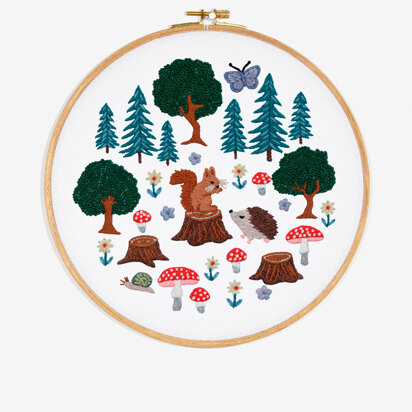 DMC Woodland Creatures Embroidery Pattern - PAT2097 - Downloadable PDF