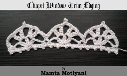 Chapel Window Trim Edging Crochet Pattern